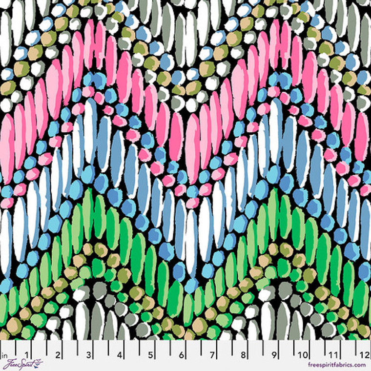 Free Spirit Kaffe Fassett Beaded Curtain Pastel Cotton Fabric By The Yard