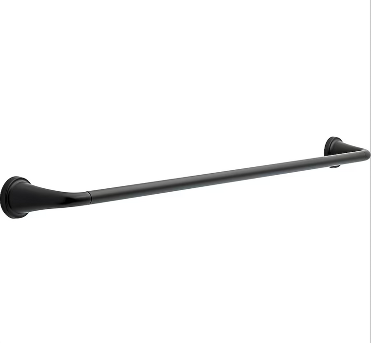 Delta LRK18-MB Larkin Bath 18" Towel Bar Matte Black Finish Delta LRK18-MB Larkin Bath 18" Towel Bar Matte Black Finish