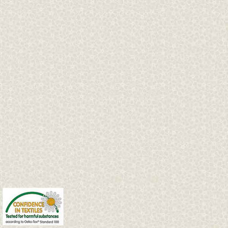 Stof Quilters Combination Floral White Cotton Fabric By The Yard