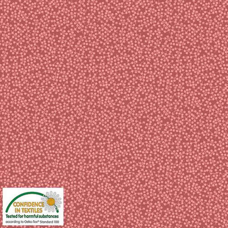 Stof Quilters Combination Branches Rose Cotton Fabric By The Yard