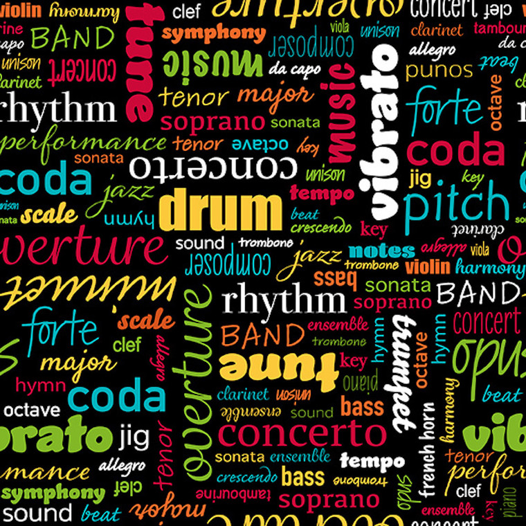 Blank Quilting All That Jazz Music Words Black Cotton Fabric By Yard Blank Quilting All That Jazz Music Words Black Cotton Fabric By Yard