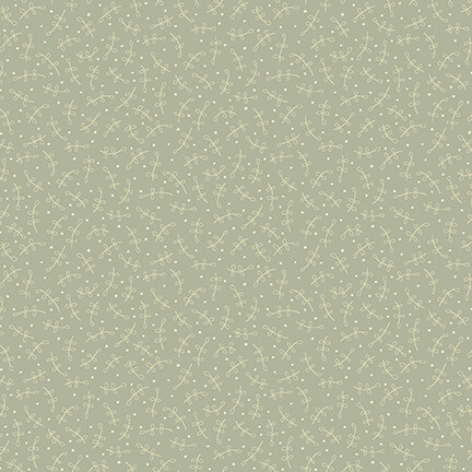 Henry Glass O Christmas Tree Leaves Lt Blue Fabric By The Yard