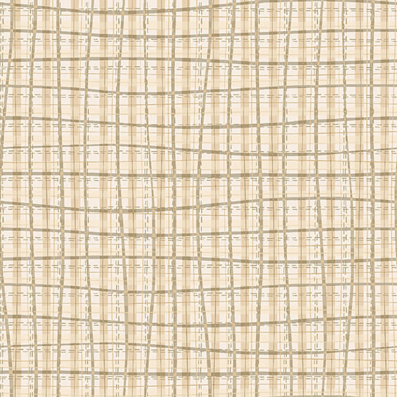 Henry Glass Countdown To Christmas Plaid Cream Fabric By The Yard