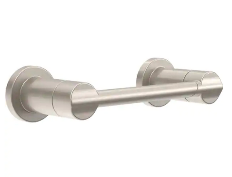 Delta NIC50-DN Nicoli Bath Toilet Paper Holder Brushed Nickel Finish Delta NIC50-DN Nicoli Bath Toilet Paper Holder Brushed Nickel Finish