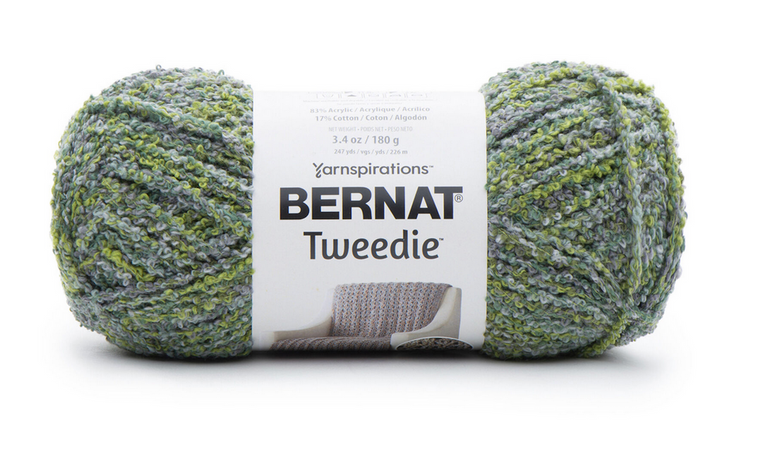 Bernat Tweedie Olive Grove Acrylic Cotton Blend Knitting & Crochet Yarn Bernat Tweedie Olive Grove Acrylic Cotton Blend Knitting & Crochet Yarn