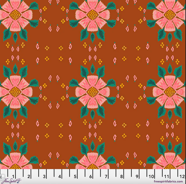 Free Spirit Nathalie Lete Folk Heart Eyelet Amber Cotton Fabric By The Yard Free Spirit Nathalie Lete Folk Heart Eyelet Amber Cotton Fabric By The Yard