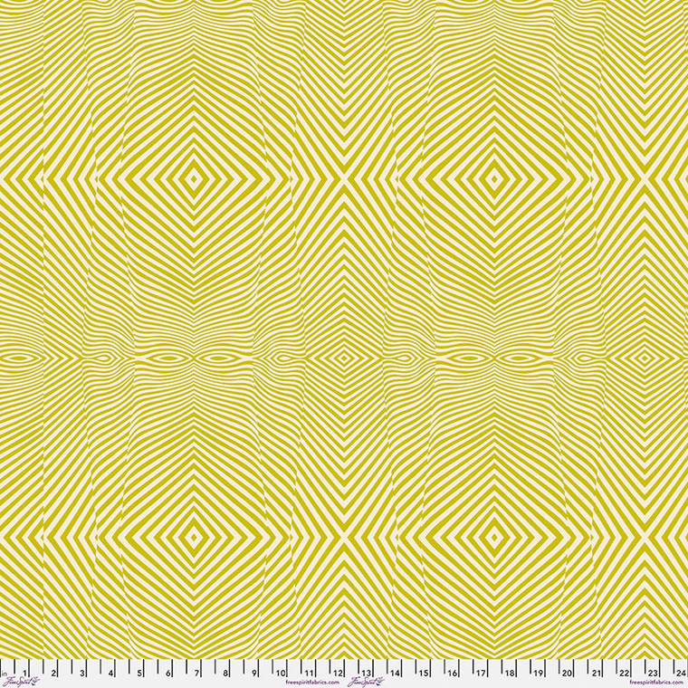 Free Spirit Tula Pink Moon Garden Lazy Stripe Dawn Cotton Fabric By The Yard