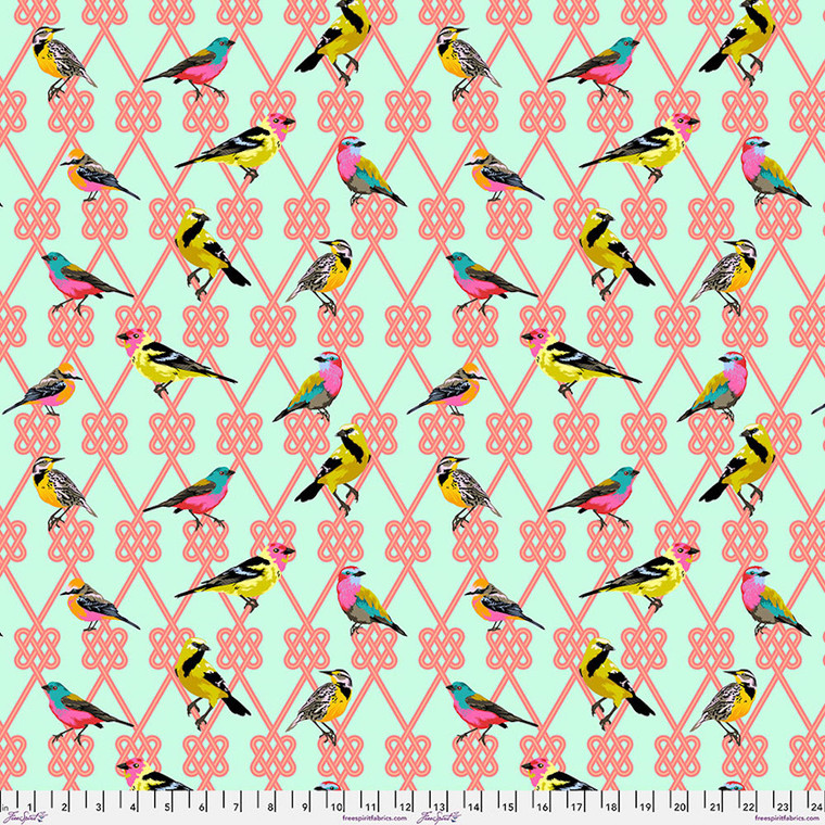 Free Spirit Tula Pink Moon Garden In A Finch Dawn Cotton Fabric By The Yard Free Spirit Tula Pink Moon Garden In A Finch Dawn Cotton Fabric By The Yard