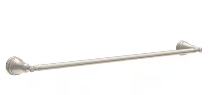 Delta Bath MYN18-DN Mylan 18" Towel Bar w/ 6" Extender Brushed Nickel Finish Delta Bath MYN18-DN Mylan 18" Towel Bar w/ 6" Extender Brushed Nickel Finish