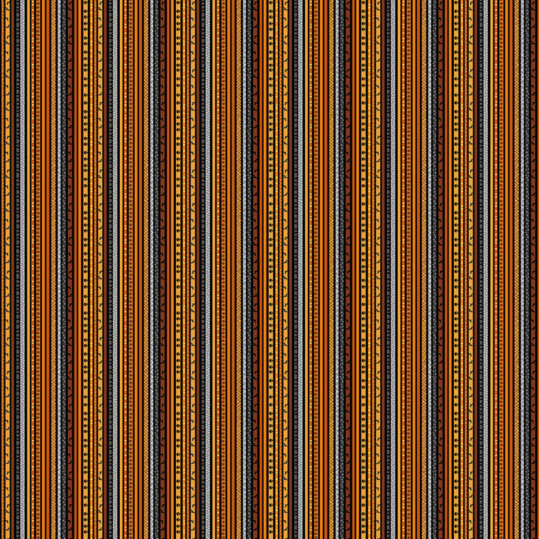 Studio E Midnight Magic Mini Stripe Orange Cotton Fabric By The Yard Studio E Midnight Magic Mini Stripe Orange Cotton Fabric By The Yard