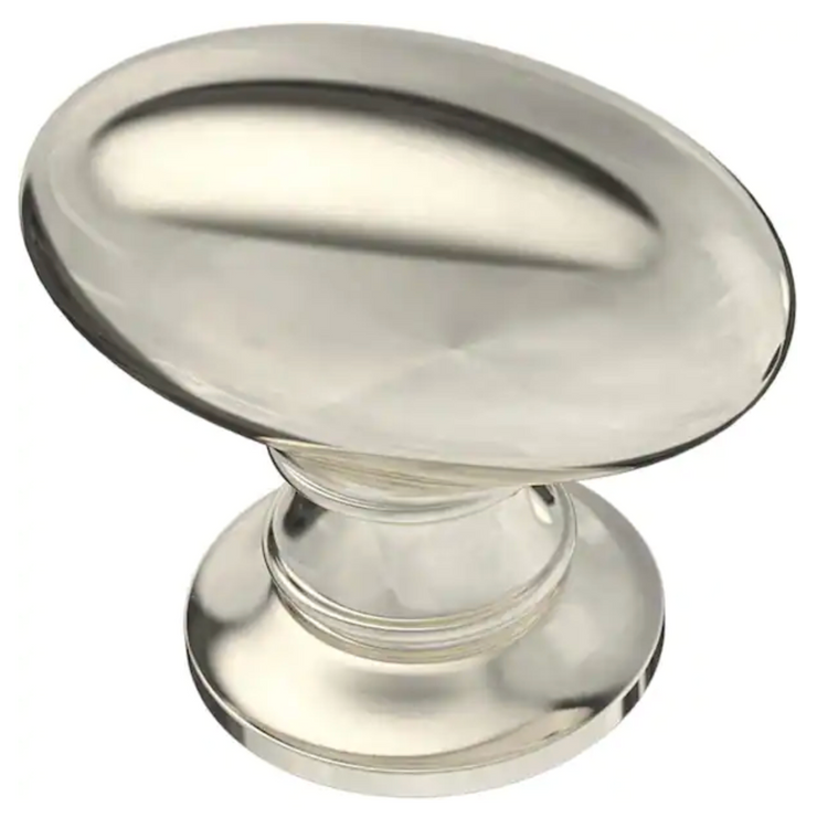 Liberty P42404C-PN 1 1/4" Polished Nickel Rugby Cabinet Drawer Knob Liberty P42404C-PN 1 1/4" Polished Nickel Rugby Cabinet Drawer Knob