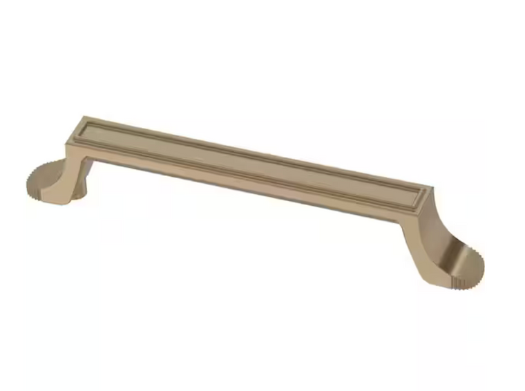 Liberty P46224C-CZ 5 1/16" Structured Column Cabinet Drawer Pull Champagne Bronze
