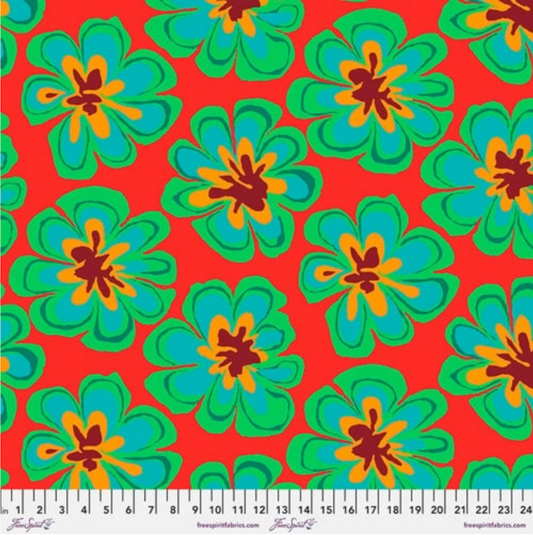Free Spirit Brandon Mably Funky Flora Watermelon Cotton Fabric By The Yard Free Spirit Brandon Mably Funky Flora Watermelon Cotton Fabric By The Yard