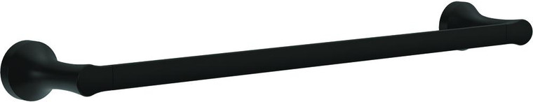 Delta Caffery Bath 18" Towel Bar Matte Black Finish