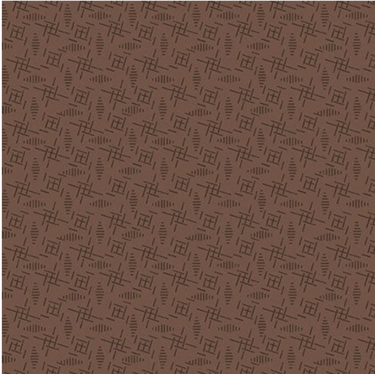 Blank Quilting Garden Club Chicken Scratches Brown Cotton Fabric By The Yard Blank Quilting Garden Club Chicken Scratches Brown Cotton Fabric By The Yard