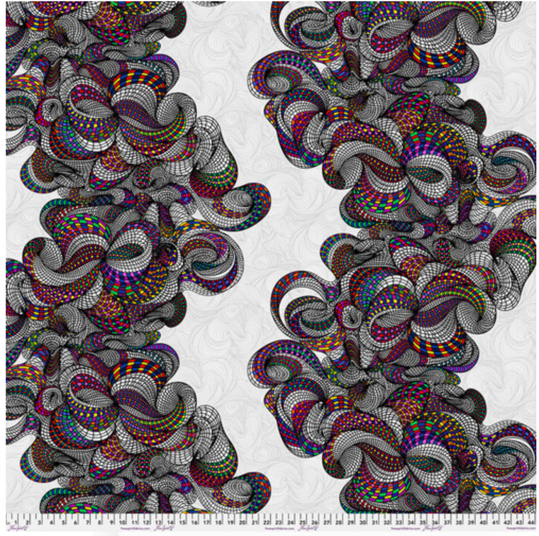 Free Spirit Adrienne Leban BioGeo 3 Dream Vivid Cotton Fabric By The Yard