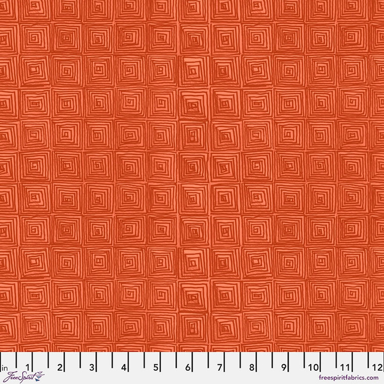 Free Spirit Katie Pasquini Heat Wave Maze Scorching Cotton Fabric By The Yard