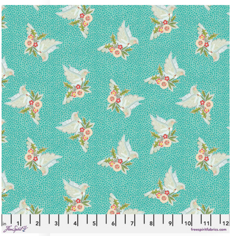Free Spirit Cori Dantini Love Santa Christmas Dove Blue Cotton Fabric By The Yard Free Spirit Cori Dantini Love Santa Christmas Dove Blue Cotton Fabric By The Yard