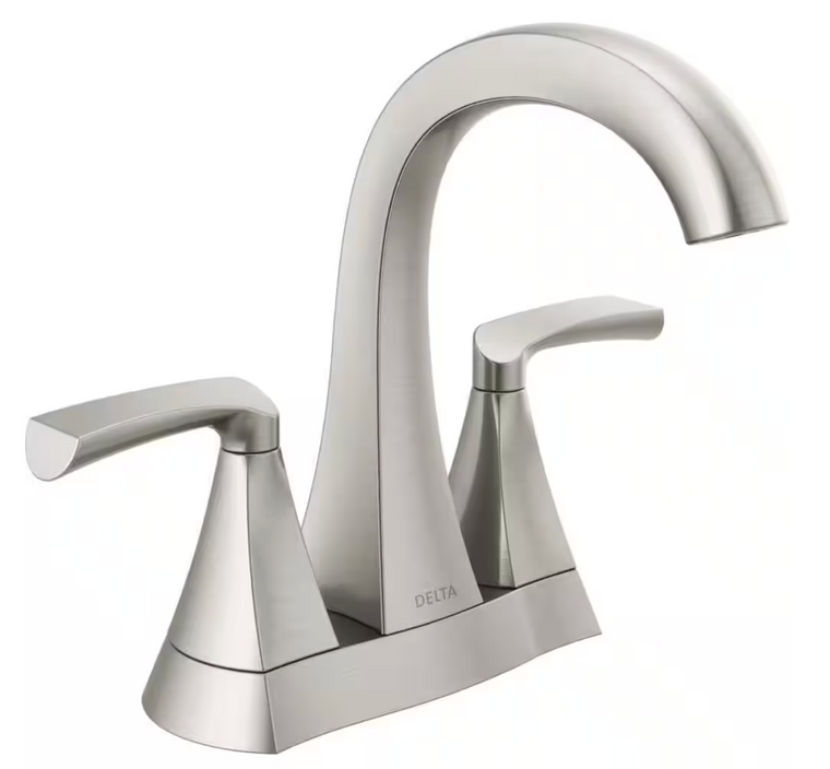 Delta 25899LF-SP Pierce Brushed Nickel 4" Centerset Bath Faucet Delta 25899LF-SP Pierce Brushed Nickel 4" Centerset Bath Faucet