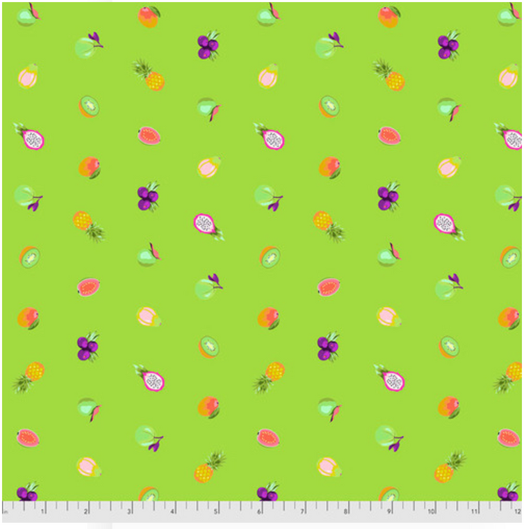 Free Spirit Tula Pink PWTP175 Daydreamer Forbidden Fruit Snacks Kiwi Cotton Fabric By Yd Free Spirit Tula Pink PWTP175 Daydreamer Forbidden Fruit Snacks Kiwi Cotton Fabric By Yd
