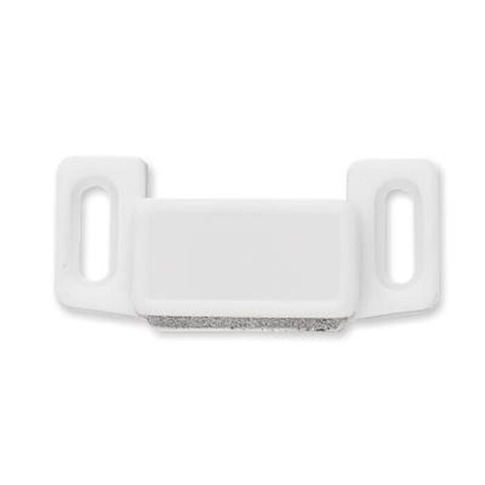 C080X1L-W  Economy Magnetic Catch w/ Strike White 2 Pack