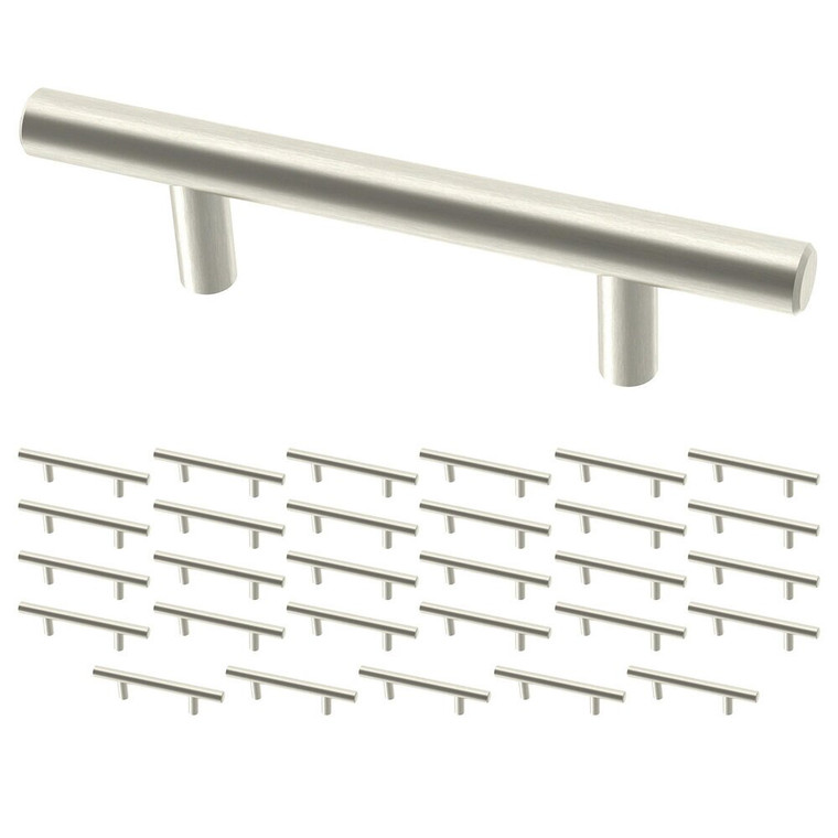 Franklin Brass 3" Stainless Steel Simple Round Bar Cabinet & Drawer Pull 30 Pack Franklin Brass 3" Stainless Steel Simple Round Bar Cabinet & Drawer Pull 30 Pack