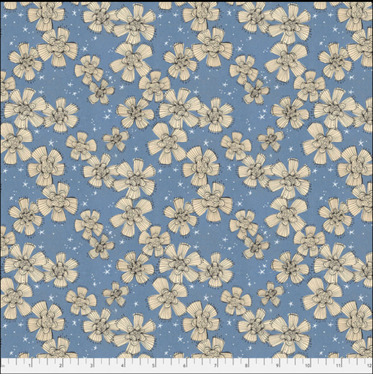 Free Spirit Cori Dantini Spirit Of Halloween Nocturnal Bloom Blue Cotton Fabric By Yd Free Spirit Cori Dantini Spirit Of Halloween Nocturnal Bloom Blue Cotton Fabric By Yd