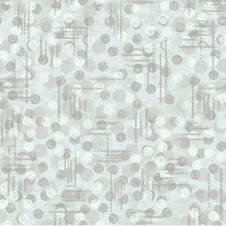 Blank Quilting Jot Dot Tonal Texture Lt Gray Cotton Fabric By The Yard