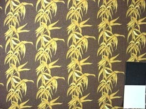 Tina Givens Bamboo Brown 100% Cotton Fabric 1 7/8 Yard