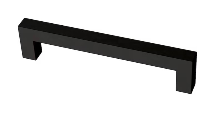 Liberty P41862C-FB Modern Square Bar Pull 5 1/16" Matte Black Drawer Cabinet Pull