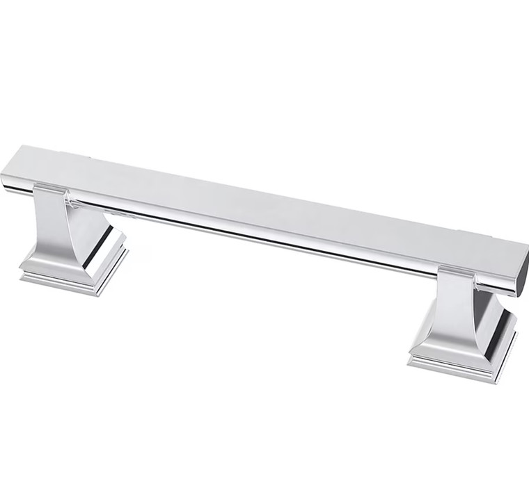 Liberty P43458W-PC  3 3/4" Classic Footed Cabinet Drawer Pull Polished Chrome Finish Liberty P43458W-PC  3 3/4" Classic Footed Cabinet Drawer Pull Polished Chrome Finish