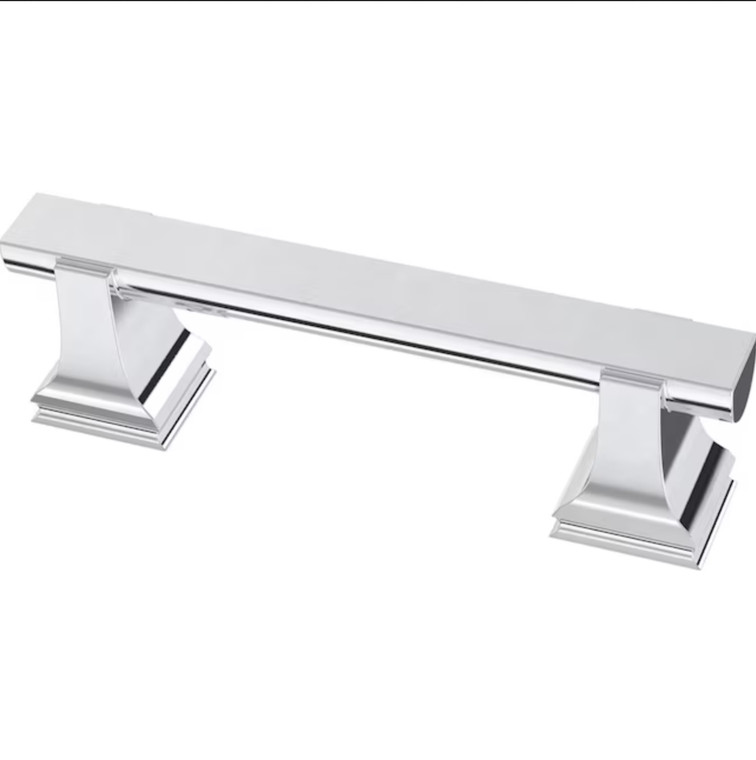 Liberty P43457W-PC  3" Classic Footed Cabinet Drawer Pull Polished Chrome Finish Liberty P43457W-PC  3" Classic Footed Cabinet Drawer Pull Polished Chrome Finish