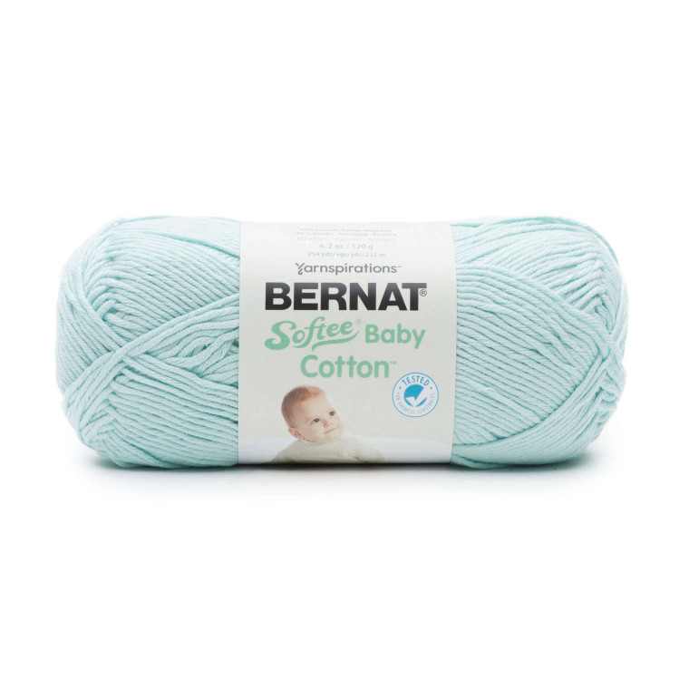 Bernat Softee Baby Cotton 120g Aqua Mist Knitting & Crochet Yarn