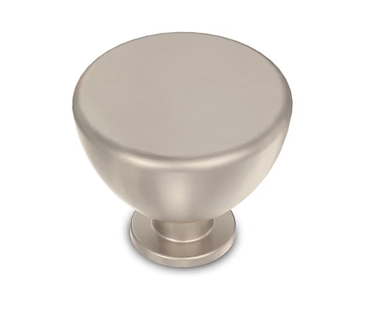 Brainerd P31555W-SN 1 3/8" Jessina Cabinet Drawer Knob Satin Nickel