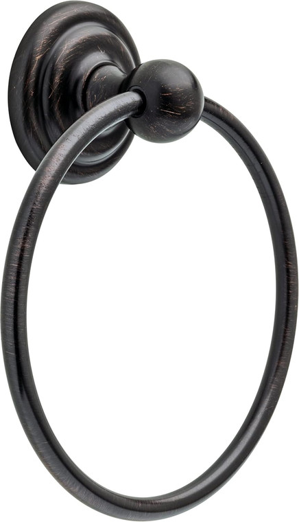Franklin Brass 9016VB Jamestown Towel Ring, Venetian Bronze Finish