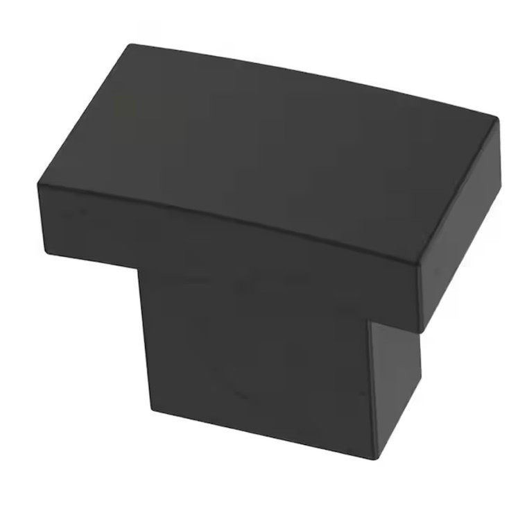Liberty P48645C-FB 1 1/4" Bold Arch Drawer Knob Matte Black Finish