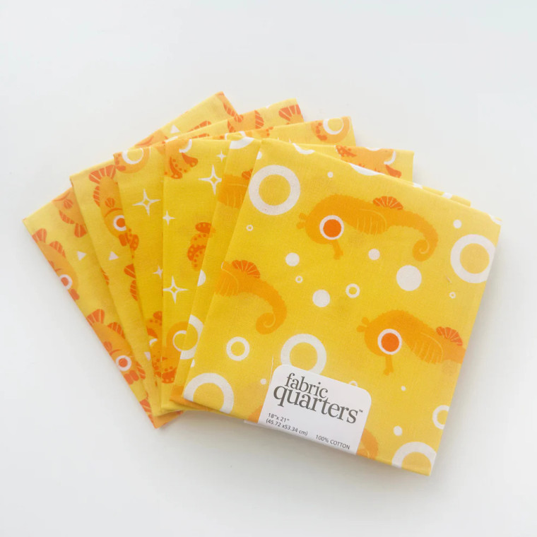Paintbrush Studios Fish Yellow Cotton Fat Stack Fat Quarters Fabric By Pack Paintbrush Studios Fish Yellow Cotton Fat Stack Fat Quarters Fabric By Pack