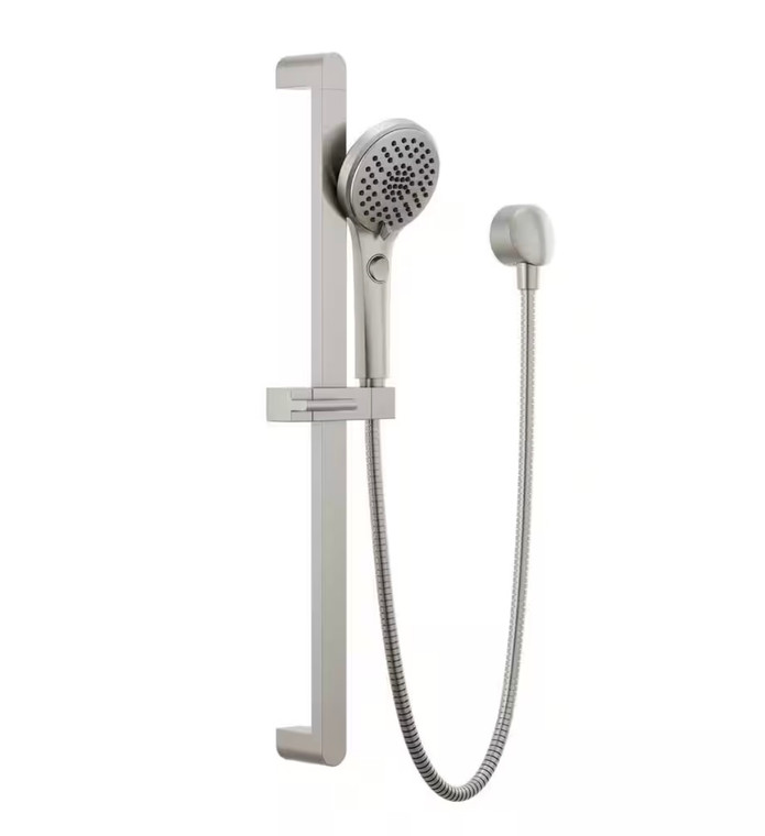 Peerless P62419-BN Xander Brushed Nickel 1.5 GPM 4 Spray Handshower w/ Slide Bar