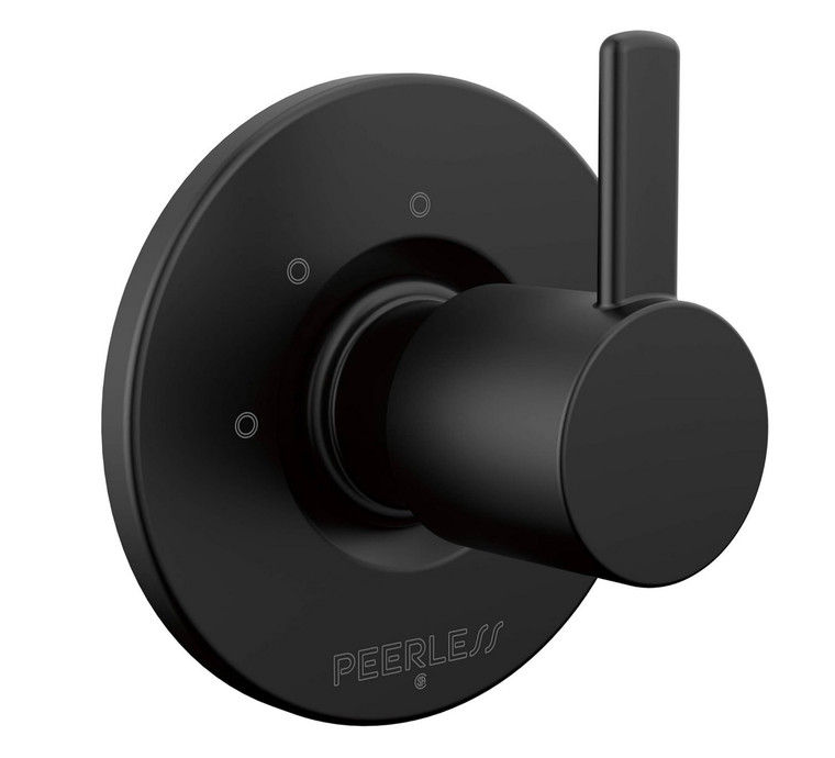 Peerless PTT14347-BL Precept Matte Black 1-Handle 3-Setting Diverter Trim Kit (Valve Not Included)