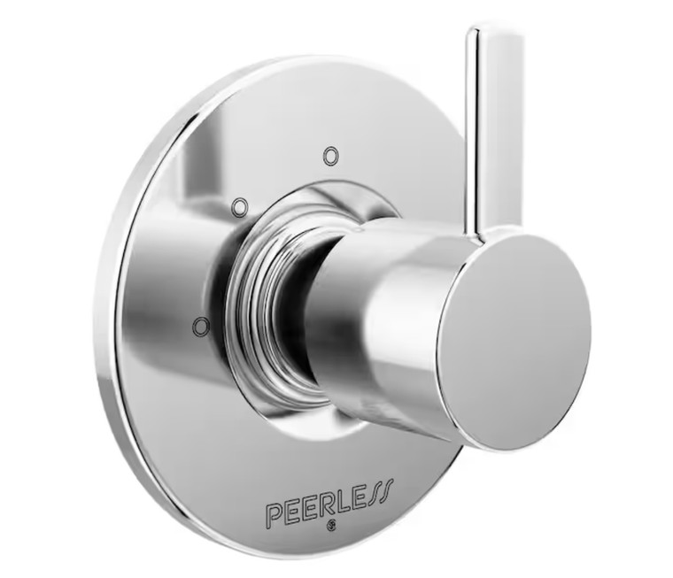 Peerless PTT14347-R Precept Polished Chrome 1-Handle 3-Setting Diverter Trim Kit (Valve Not Included)