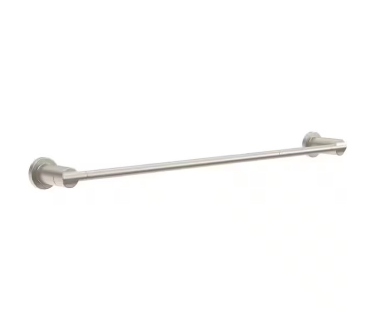 Delta NIC18-DN Nicoli Bath 18" Towel Bar w/ 6" Extender Brushed Nickel Finish Delta NIC18-DN Nicoli Bath 18" Towel Bar w/ 6" Extender Brushed Nickel Finish