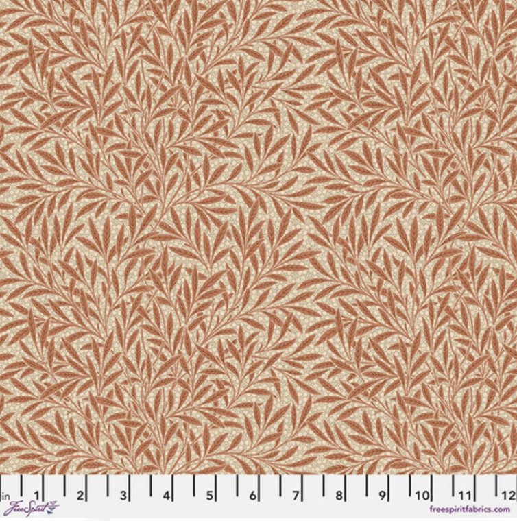 Free Spirit Morris & Co Emery Walker's House Emery's Willow Russett Fabric By The Yard Free Spirit Morris & Co Emery Walker's House Emery's Willow Russett Fabric By The Yard