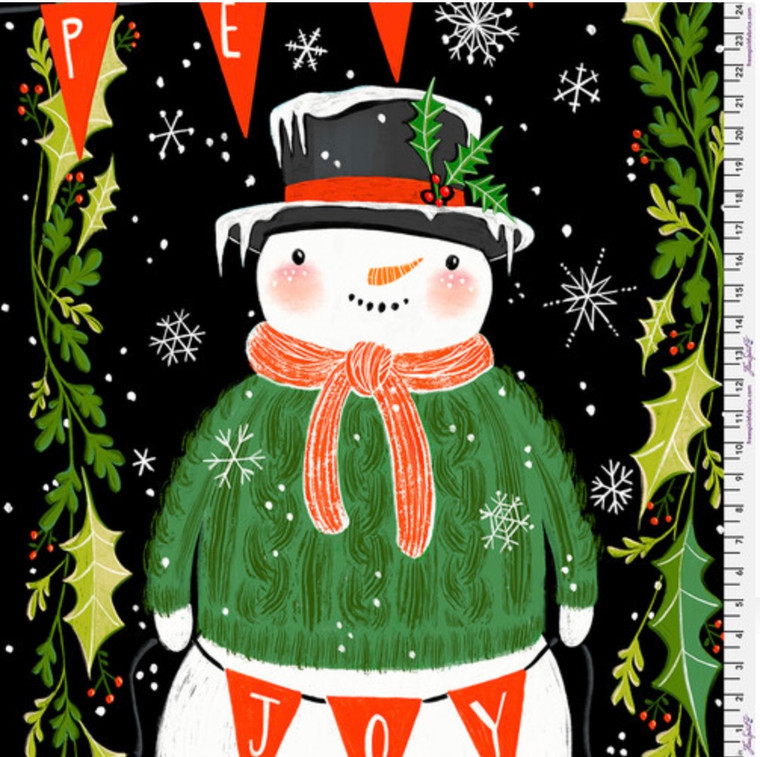 Free Spirit Cori Dantini Winter Joy Peace & Joy Panel Fabric By The Panel Free Spirit Cori Dantini Winter Joy Peace & Joy Panel Fabric By The Panel