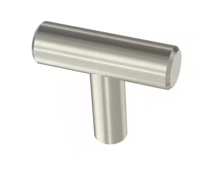 Franklin Brass 1 1/4" Stainless Steel Simple Round Bar Cabinet & Drawer Knob 10 Pack