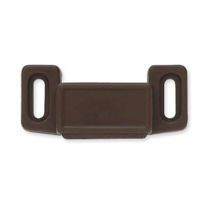 Liberty C080X1L-BR-U  2" Economy Magnetic Catch w/ Strike Brown 2 Pack