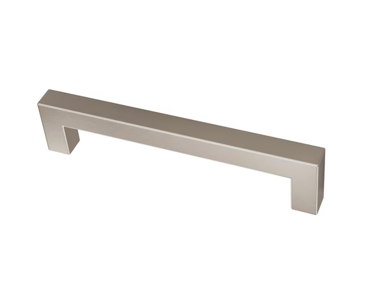 Brainerd P41862C-SN Modern Square Bar Pull 5 1/16" Satin Nickel Drawer Cabinet Pull