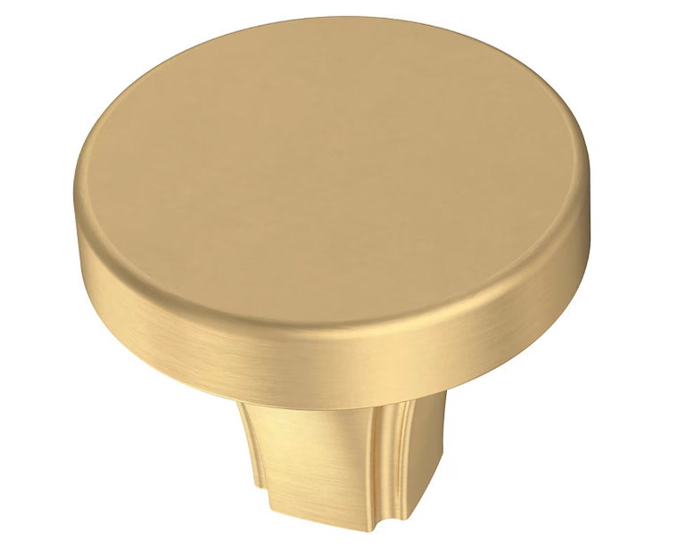 Liberty P42257CW-117 1 1/4" Classic Inset Lucian Cabinet Knob Brushed Brass