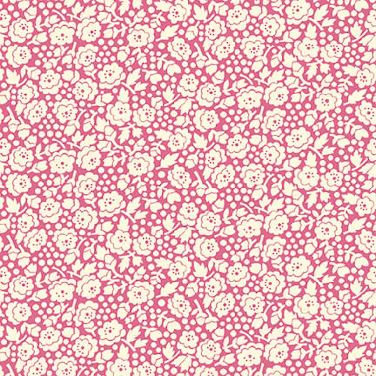 Henry Glass Nana Mae V Monotone Roses Pink Cotton Fabric By The Yard