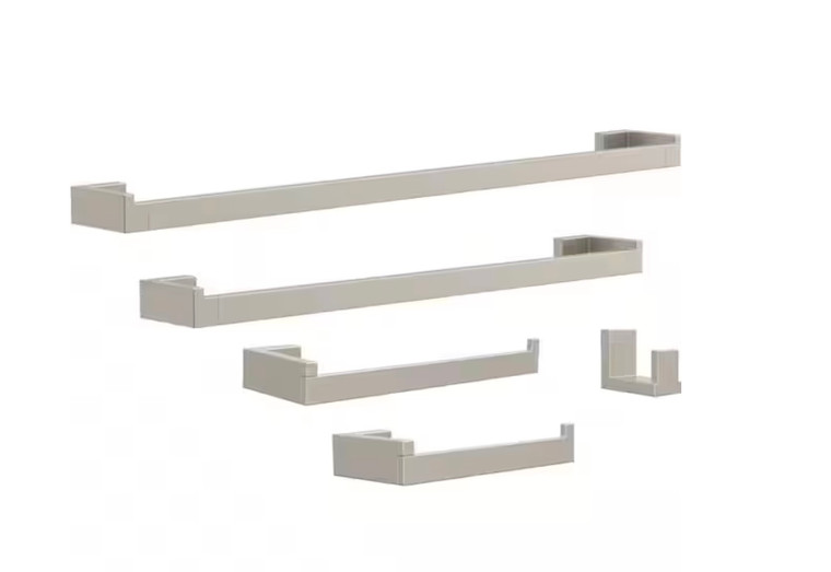 Franklin Brass BFT65-BN Beaufort 5 Piece Bath Set Satin Nickel Finish