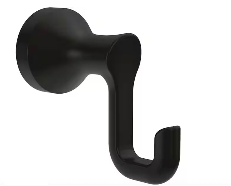 Delta Caffery Bath Towel & Robe Hook Matte Black Finish